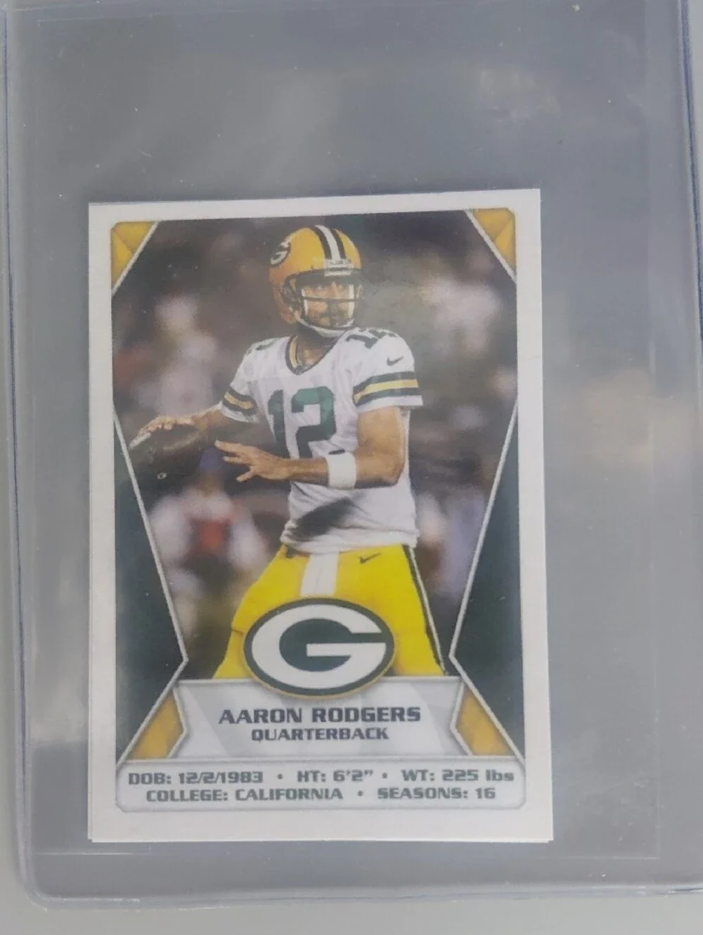 Philadelphia Eagles Carson Wentz Football Trading Card - Green With A-ROD